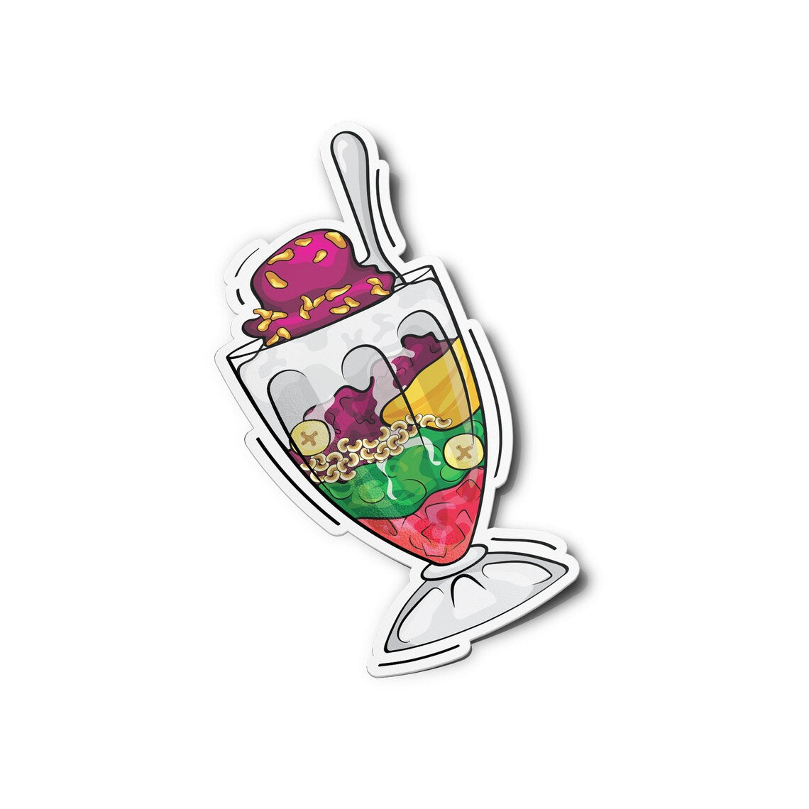 Halo Halo Sticker
