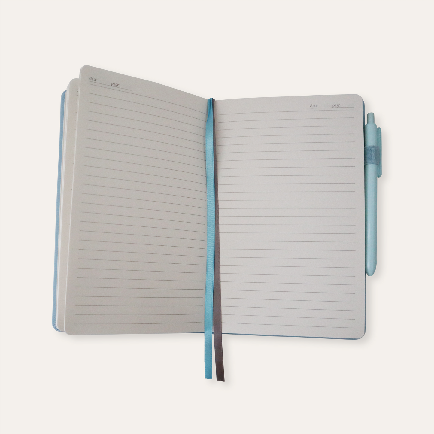 Sun and Star Journal with Pen in Blue