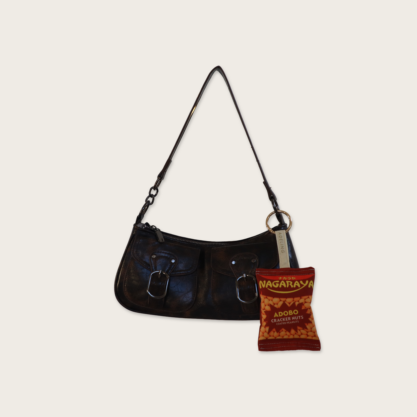 Plush Bag Charm - Adobo Cracker Nuts