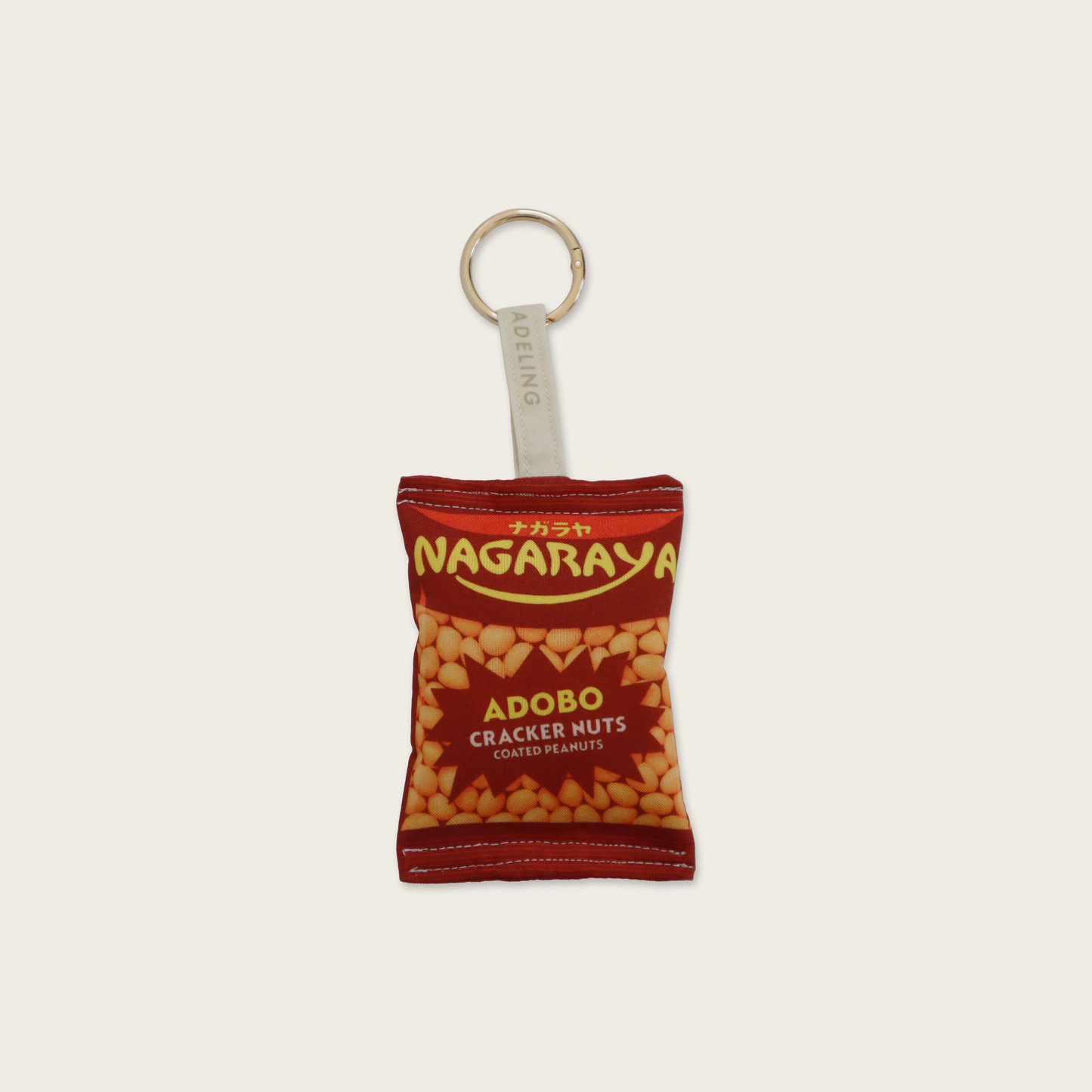 Plush Bag Charm - Adobo Cracker Nuts