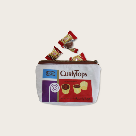 Large Pouch - Curly Tops