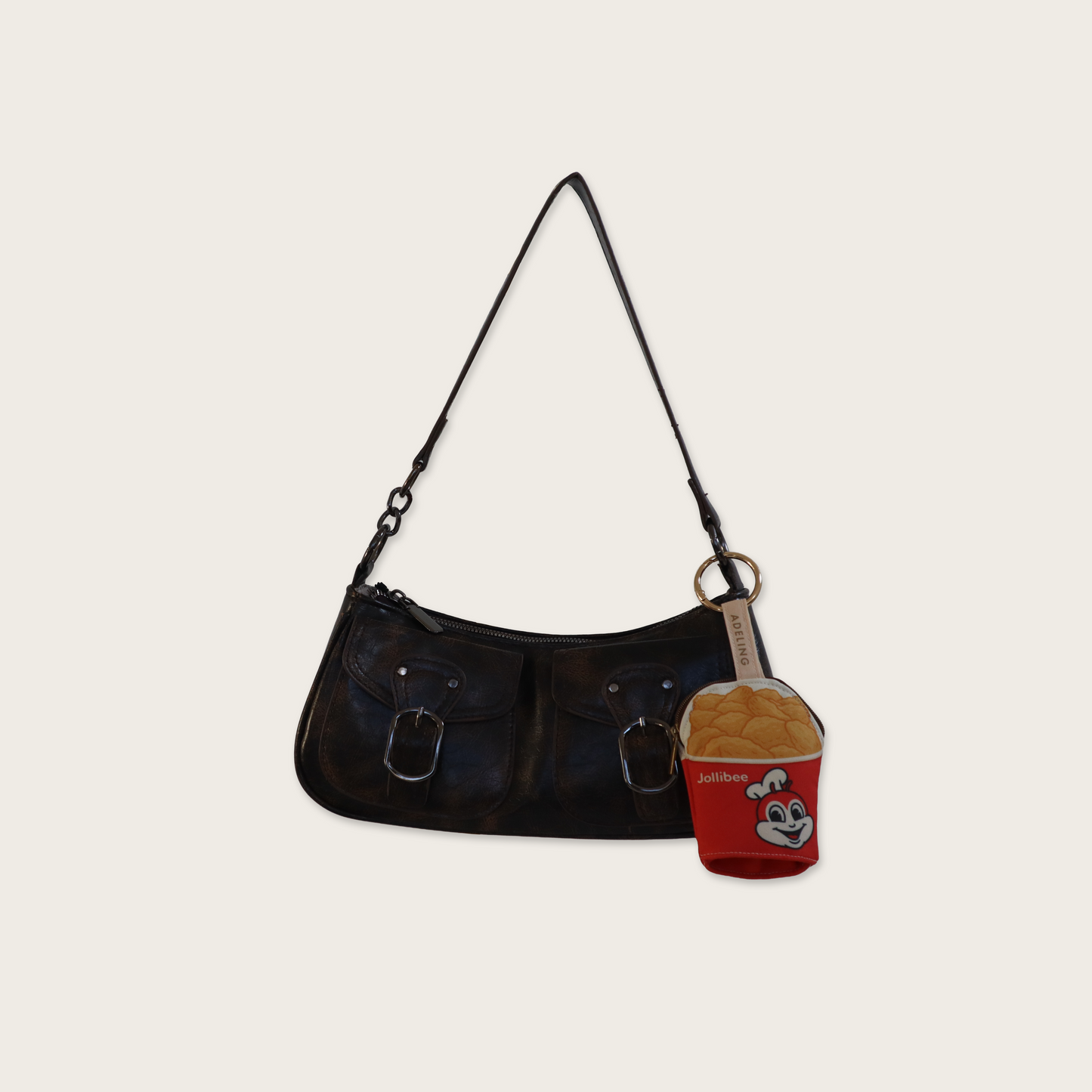 Plush Bag Charm - Fried Chicken Bucket