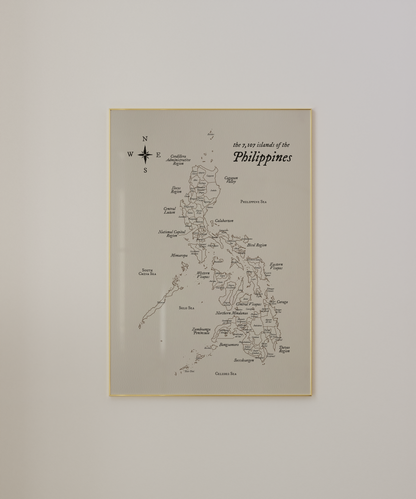 Philippines Map Print