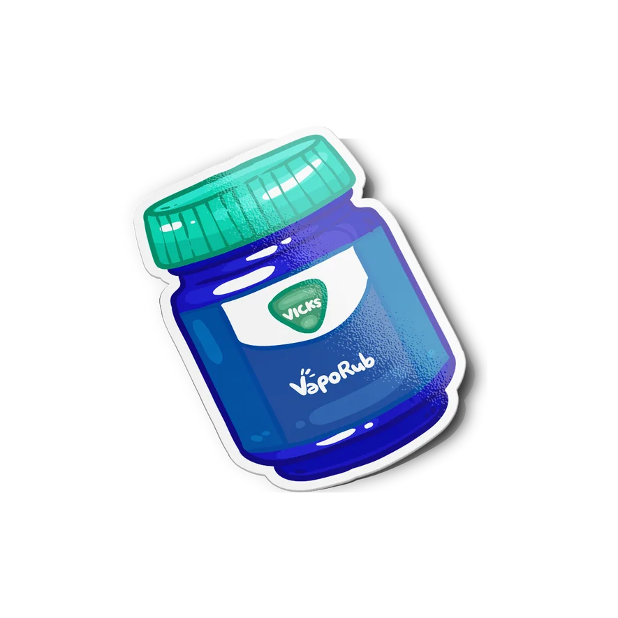 Vicks VapoRub Sticker